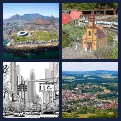4 Immagini 1 Parola CITTÀ